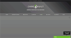 Desktop Screenshot of chirobuilt.com